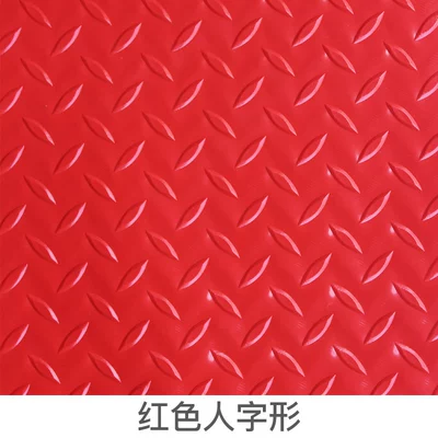 Van Floor Mat Shop Car Bottom Anti-Slip Mat Box Type Rubber Truck Car Pad Electric Tricycle Truck Floor Mat (Avtomobil döşəmə paspasları) - red-herringbone-04m-06m-random-color-pattern