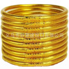 Jelly bangles bow 10 layer of gold powder silicone PVC bracelet bracelet bracelet cross -border hot sale