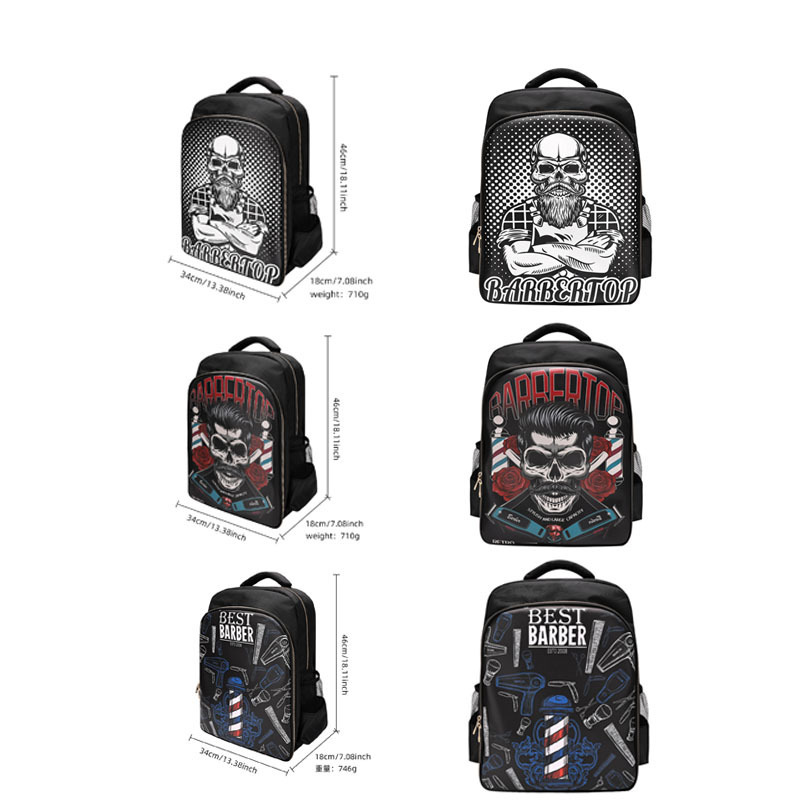 Kit de peluquería de venta caliente transfronterizo, estilista, mochila de viaje, tijeras eléctricas multifuncionales, herramientas de almacenamiento, equipaje