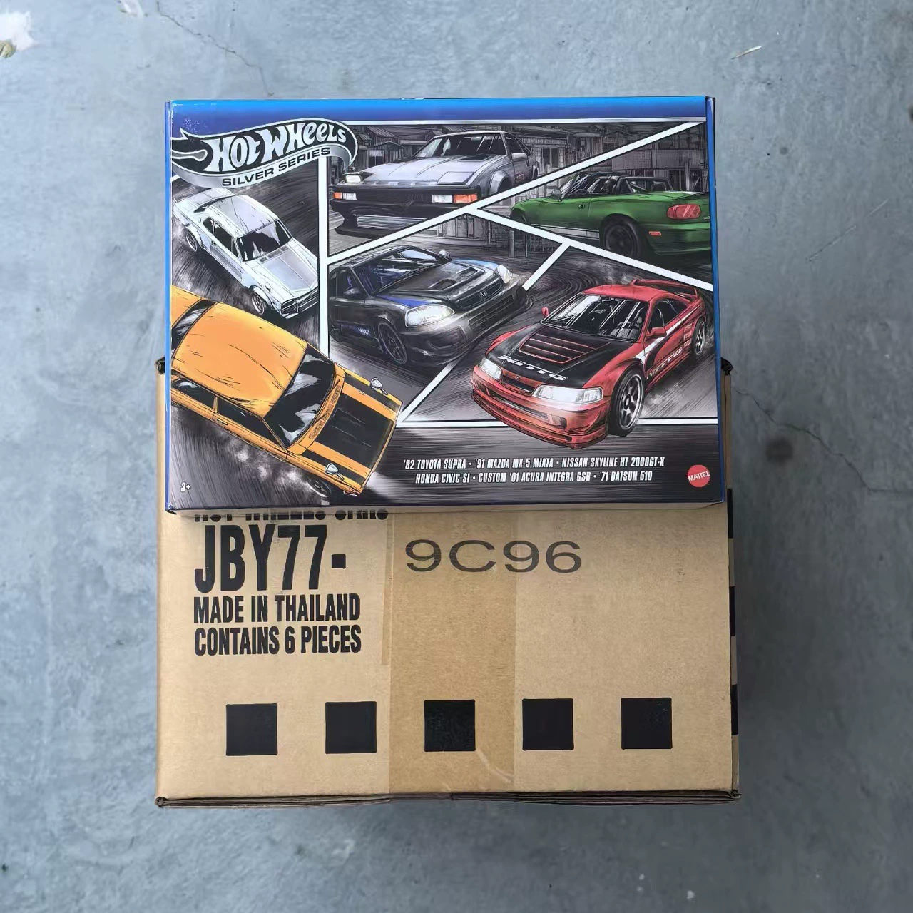 Классическая коллекционная металлическая игрушка Mattel Hot Wheels Car Culture, золотая метка, стандартная серебристая карта 4982 оффлайн оптовая продажа
