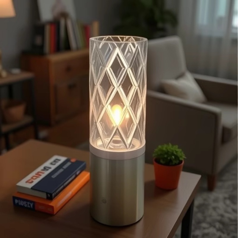 Creativo irregularmente, ambiente de alto valor, decoración de la lámpara, decoración de la mesa del dormitorio, efecto de iluminación de la atmósfera