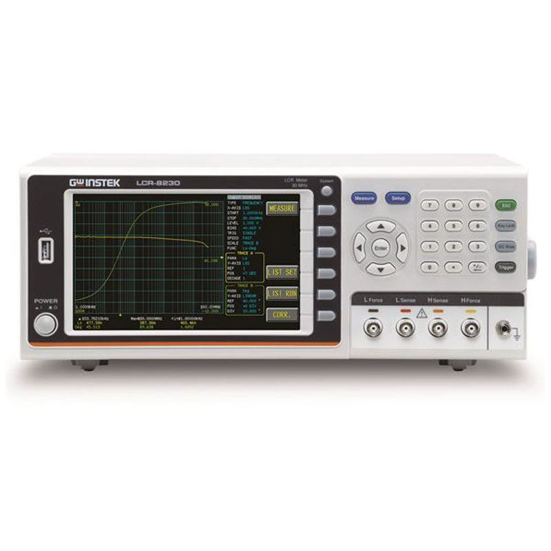 Измеритель LCR-8205/LCR-8201 GWINSTEK — цифровой мостовой прибор для измерения емкости, сопротивления и индуктивности