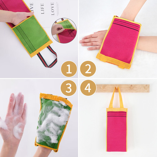 Rubbing the back strip and wiping the back of the back towel, a powerful tool to remove dust and mud, pull the back strip for men and women, rub the bath towel, bath towel and gloves