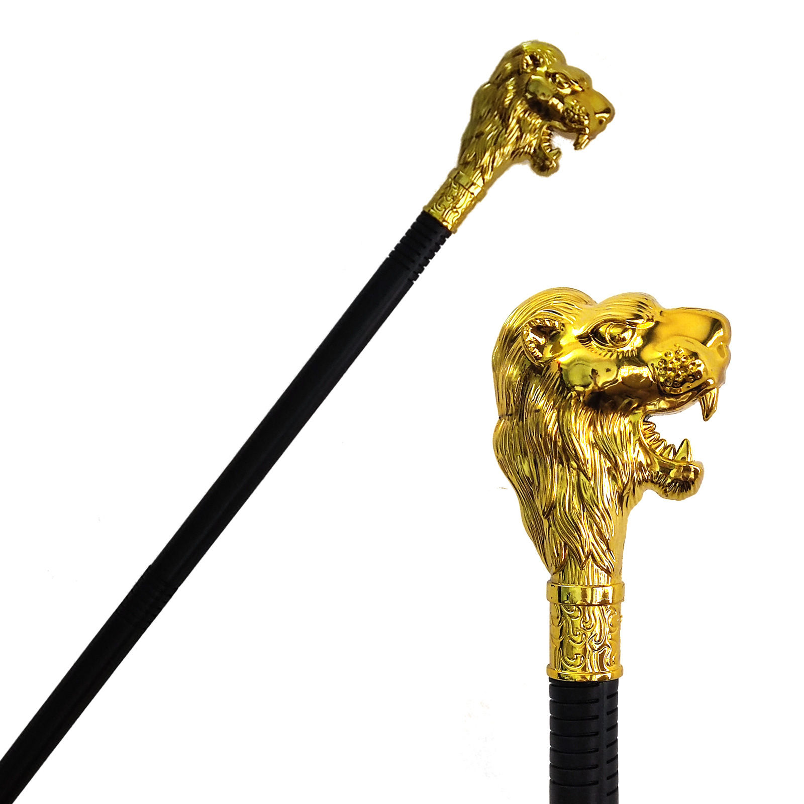 Juego de rol para niños Halloween Nuevos accesorios de juguete navideños extraños Cabeza de león Cetro Scepter