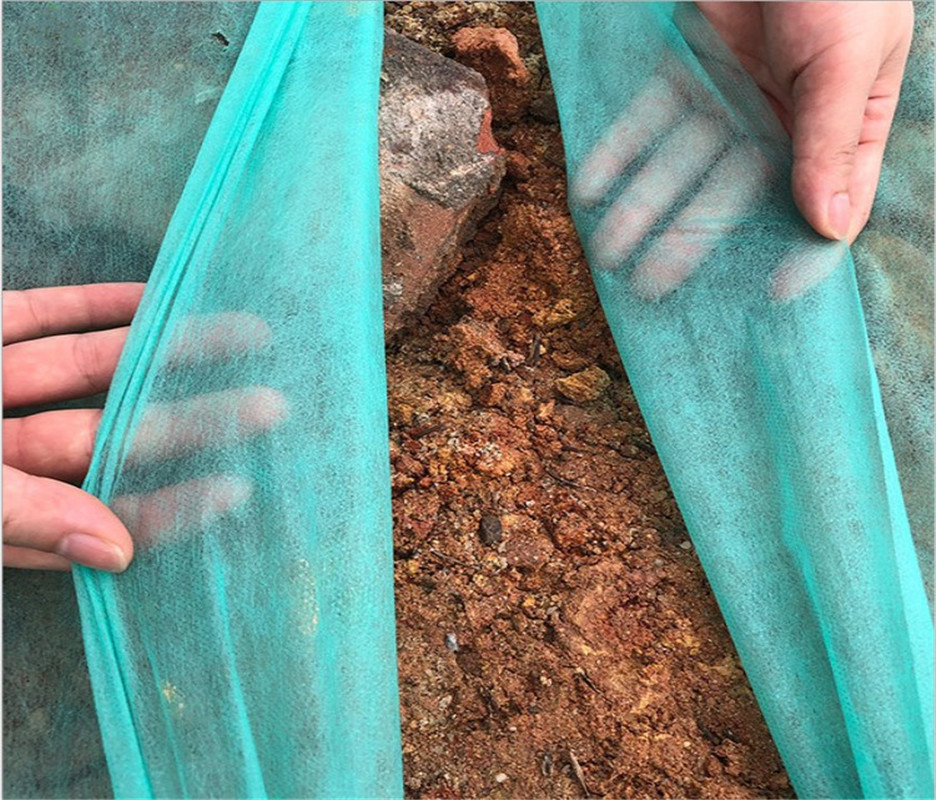 绿化无纺布无纺布厂家供应盖土防尘绿色无纺布园林绿化草坪盖土