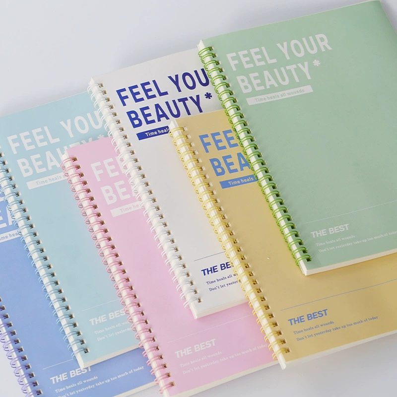 A5 copybook notebook for elementary students, thick block, tear‑off sheets, coil or removable binding