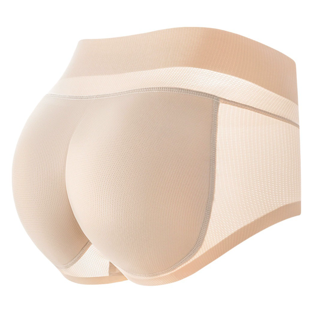 Латексные поддельные задницы треугольные трусики женские персиковая наполненная подушка для бедер красивые бедра ботинки артефакт дышащий средняя талия натуральный