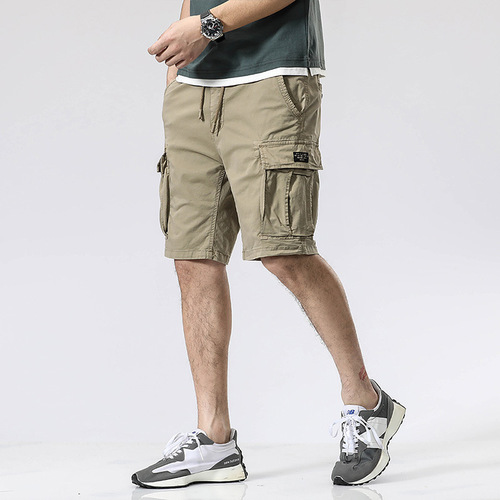 Men's Summer 2025 New Work Pants, Casual Straight Leg Shorts, Workwear Style, Trendy, Sporty, Versatile, Wholesale
