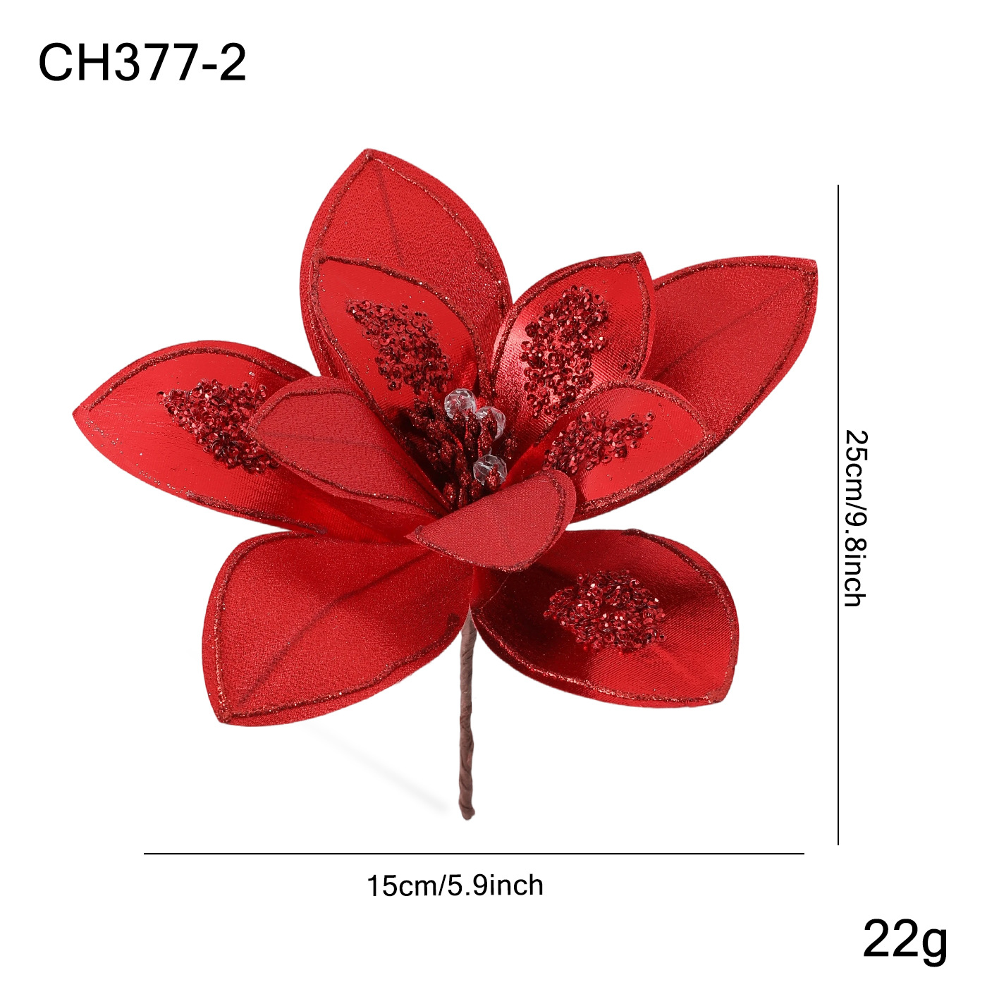 Flores rojas de Navidad