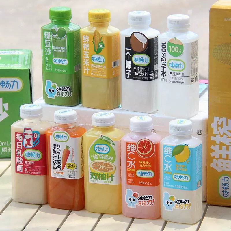 Паста из маша Weichangli, свежевыжатый кукурузный сок, ежедневные молочнокислые бактерии, кокосовый фруктовый сок, напиток, оптовая продажа, бутылка 450 мл