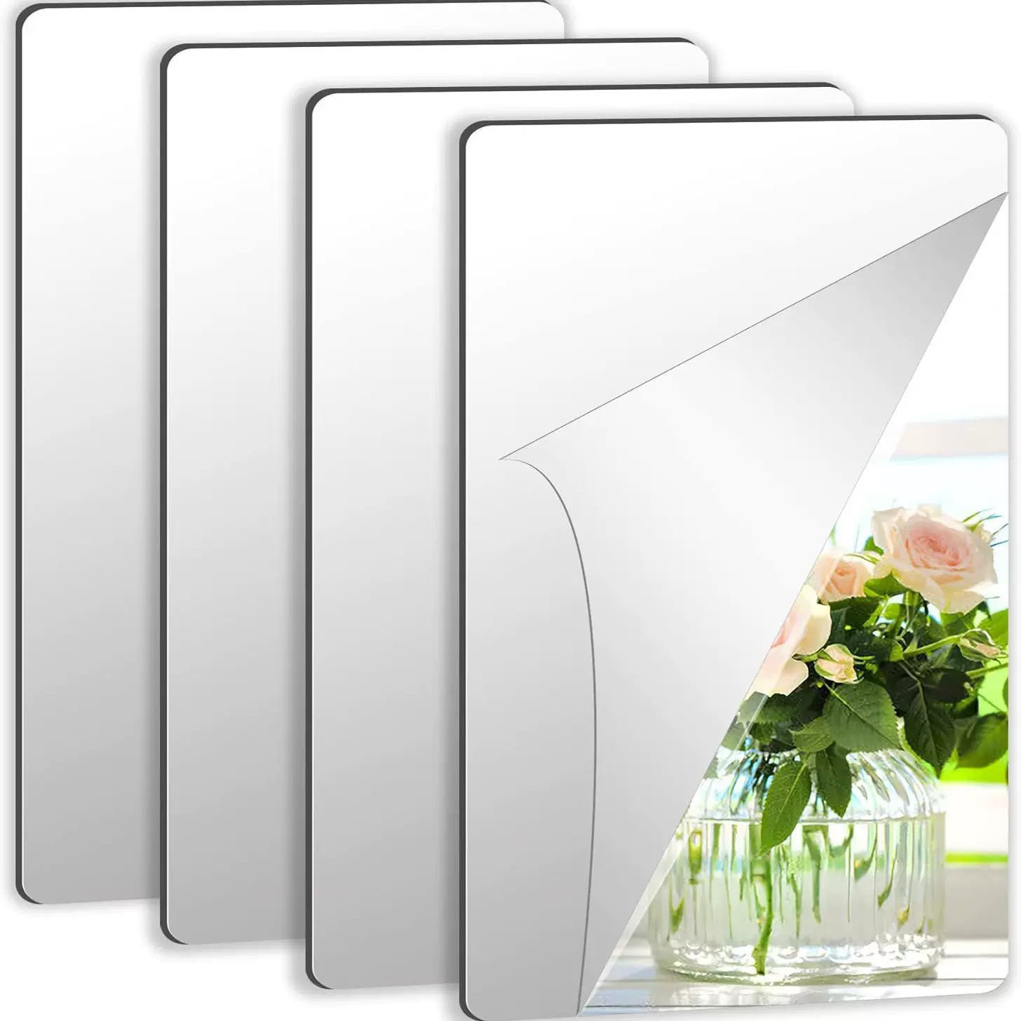 亚克力镜子自粘穿衣浴室化妆尺寸形状厂家直销定制定制镜子