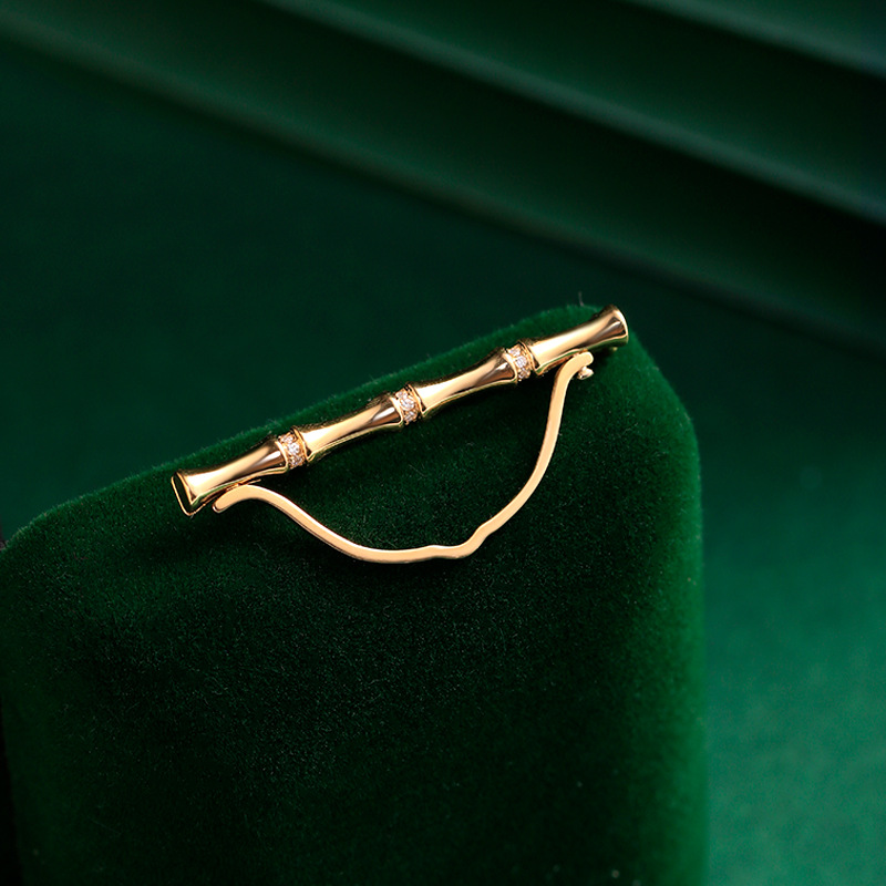 Universal Pin Variety Brooch Vapor Pendant Fashion All-match Light Luxury Gem Bamboo Mace Pest Women's Jewelry