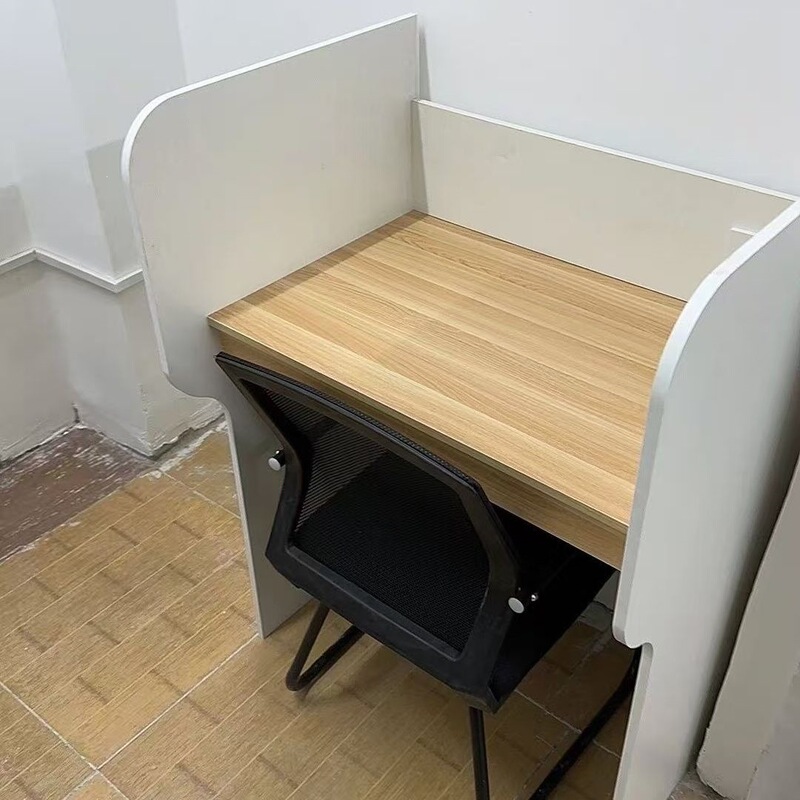Specialized table for beadwork, simple single-person enclosed shared study desk, self-study desk with partition, immersive desk and chair, beadwork table Specialized table for beadwork, simple single-person enclosed shared study desk, self-study desk with partition, immersive desk and chair, beadwork table
