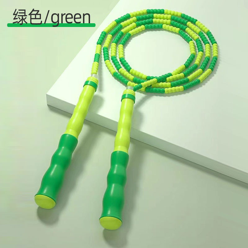 子供電子計数竹節縄跳び小学校幼稚園専用の初学は赤ちゃんの模様の柔らかいビーズ縄跳びを調節できる|undefined