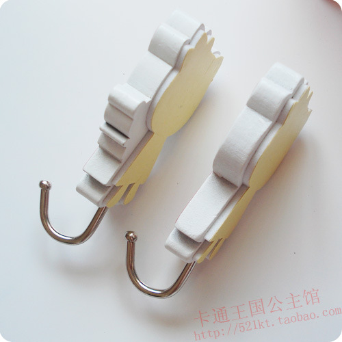 Cute no-punch door back hook adhesive wall hanging kitchen traceless wall key adhesive towel bathroom