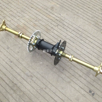 Motorcycle frame | fork, rear axle with flange
