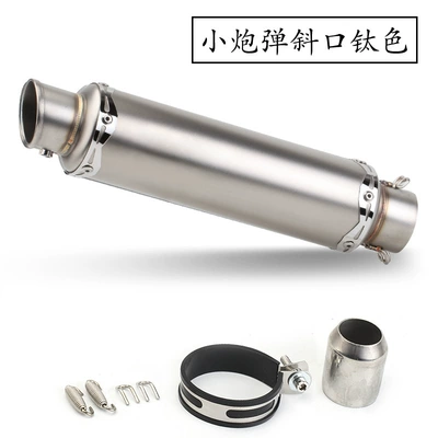 fire universal retro chimney, Exhaust pipe - sc-beveled-titanium