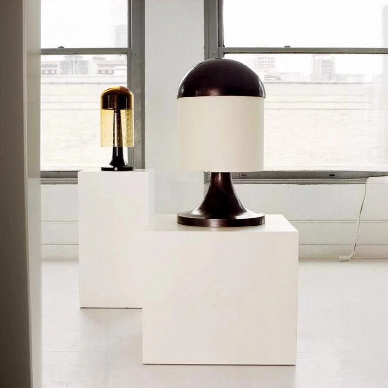 Medieval Retro Marble Lampshade Post-Modern Sofa Side Exhibition Hall Standing Lamp Living Room Table Lamp