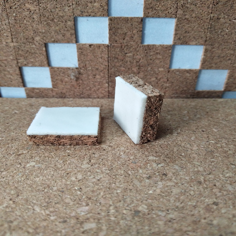 18x18厚度3mm带可移胶 pvc泡棉中空玻璃软木垫 隔离防护防滑垫片