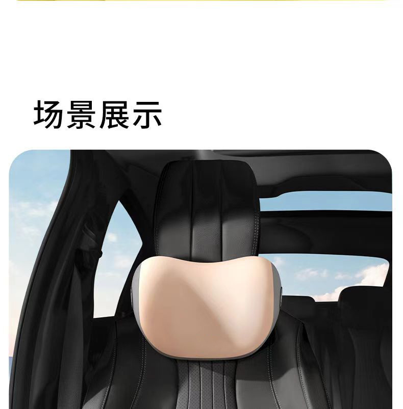 New memory foam car headrest can be customized LOGO headrest lumbar support waist pillow chair lumbar support