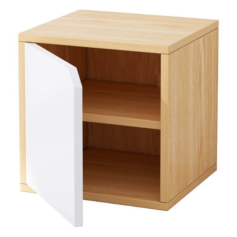 Книжная полка на полу стойка для хранения настольных шкафчиков s кремовый ветер свободная комбинация небольшой книжный шкаф с дверью низкий шкаф