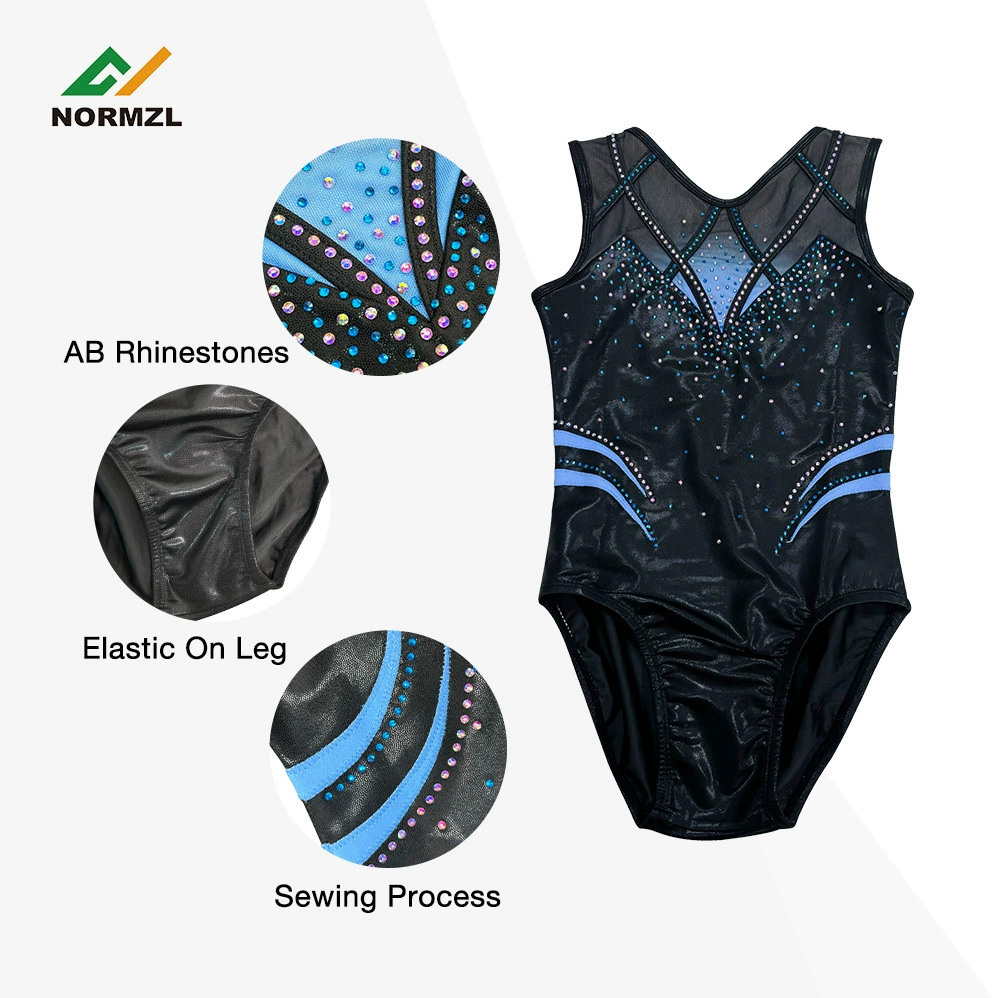 Children's gym suit for training, Olympic vest sleevless