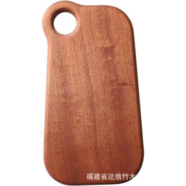Tablero de corte de verduras de madera de árbol negro de grado alimenticio para uso doméstico de doble cara a prueba de moho y tablero de madera sólida gruesa, tablero de corte de frutas suplementarias para cocina