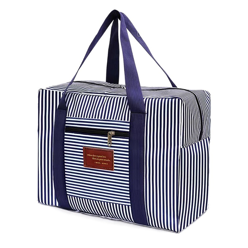 Wholesale Large-Capacity Luggage Moving Packing Bag Aviation Checked Bag Checked Bag Portable Oxford Cloth Folding Travel Bag
