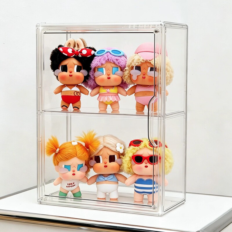 Blind Box Storage Display Stand Transparent Pop Mart Figure Crying Doll Acrylic Star Figure Labubu Display Box Blind Box Storage Display Stand Transparent Pop Mart Figure Crying Doll Acrylic Star Figure Labubu Display Box