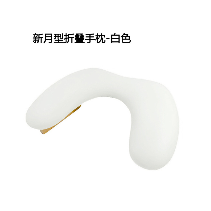 Russian-Style Crescent-Shaped Manicure U-Shaped Hand Pillow with Butterfly Strap and Phone Holder, Comfortable for Both Hands, Specially Designed for Nail Salons