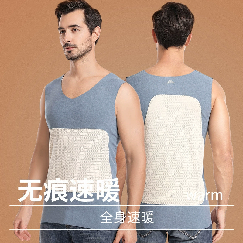 Breathable double-sided vest, velvet keep warm umbilical bandage, underwear, wholesale