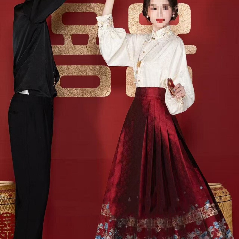 New Style Horse-Face Skirt Wedding Dress, Long Dress, Toast Dress, Bridal Engagement Dress Set, Petite New Chinese-Style Wedding Top New Style Horse-Face Skirt Wedding Dress, Long Dress, Toast Dress, Bridal Engagement Dress Set, Petite New Chinese-Style Wedding Top