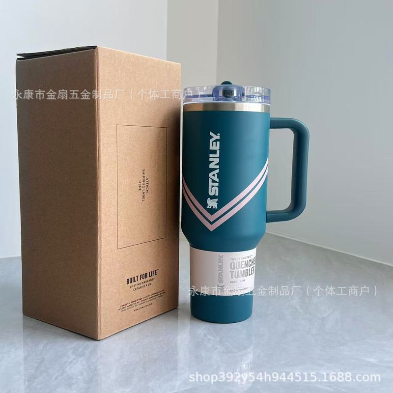 三代40oz汽车杯冰霸杯304不锈钢车载杯大容量保冷保温杯带手柄双|undefined