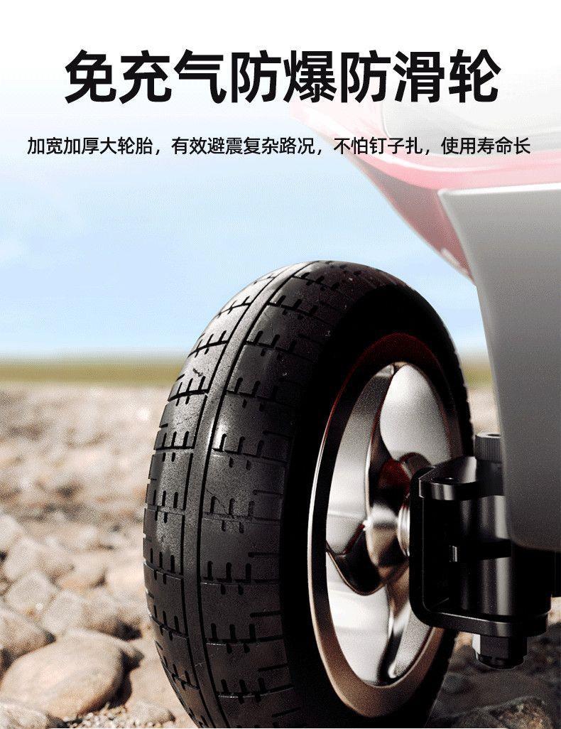 【Hot-Selling Item】Folding Electric Four-Wheel Scooter for the Elderly, Dual-Seater Electric Mobility Aid Vehicle for Disabled People, Battery-Powered Vehicle