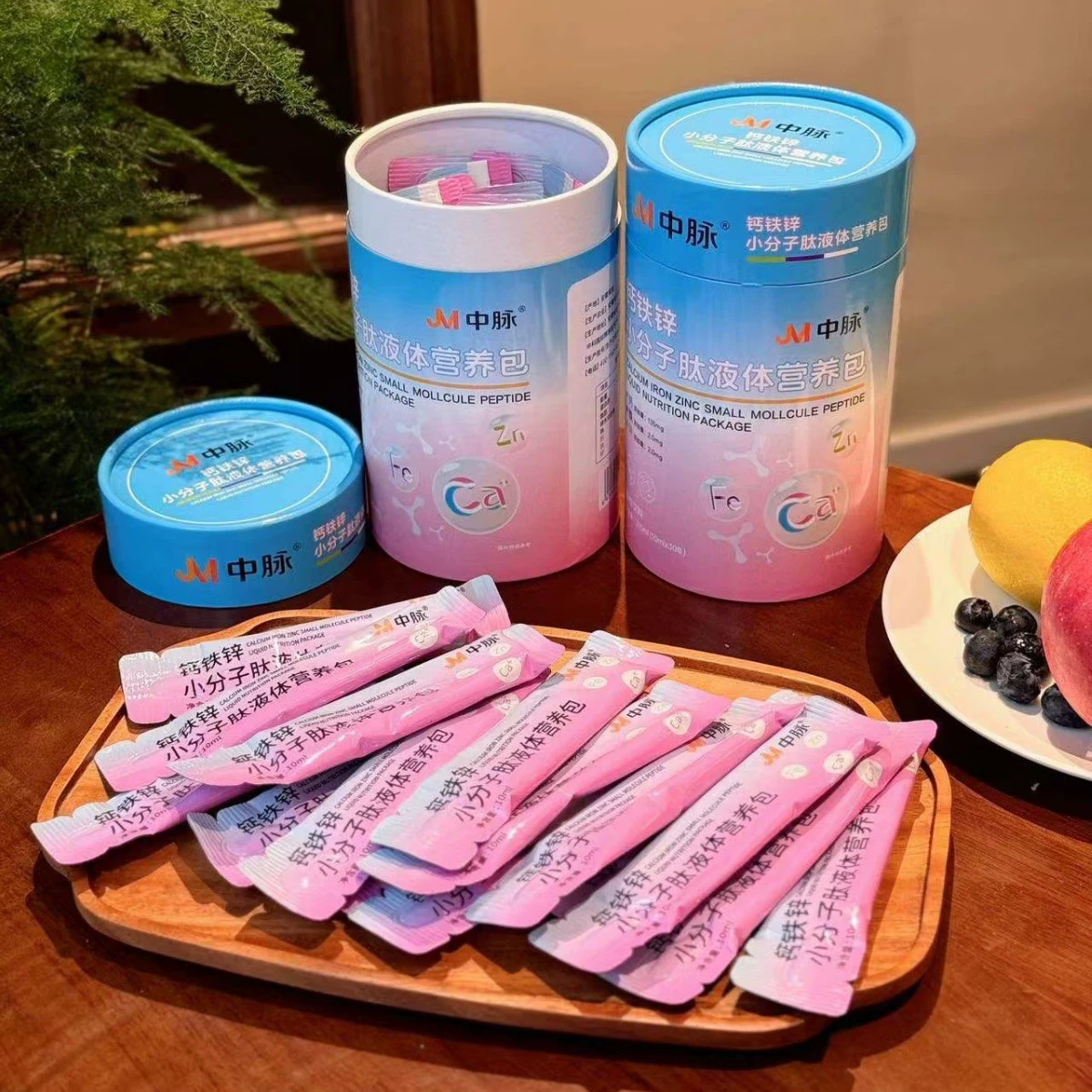 JM Zhongmai·Жидкий питательный пакет с маломолекулярным пептидом кальция, железа и цинка