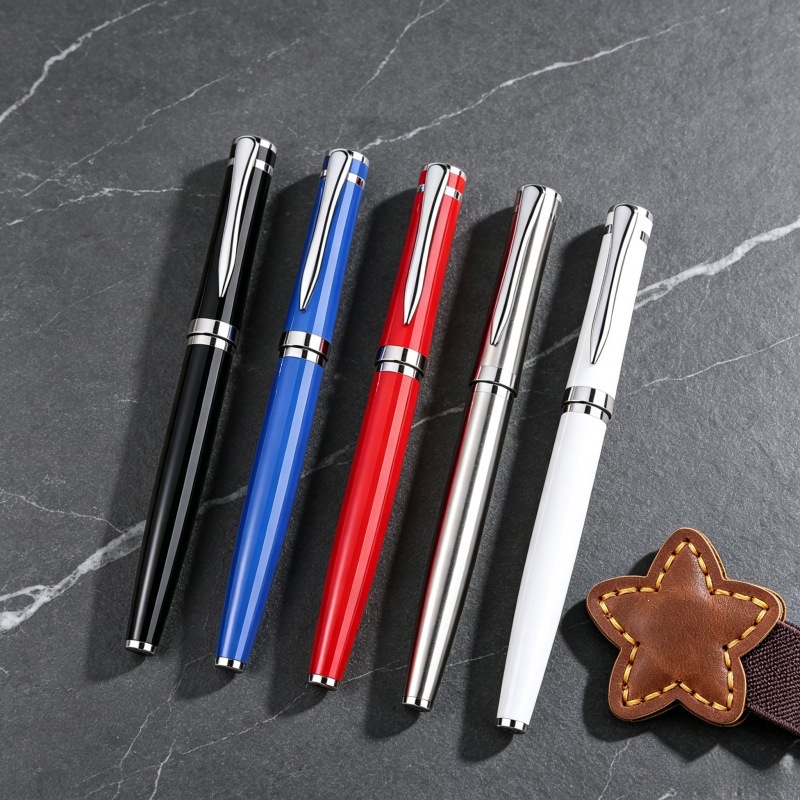 High quality 308 # Metal signature pen, printed with a company logo, a gift item, a retractable ballpoint pen, a business promotional pen