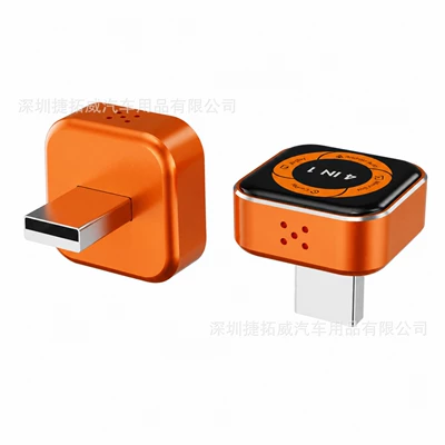 Cross-Border 4-in-1 Wired to Wireless Carplay Box, Car-Mounted Apple and Android Conversion Box, Car-Machine Interconnection Box (Simsiz CarPlay və Android Auto) - m8-carplay-box-4-in-1-applicable-to-apple-and-overseas-android-phones