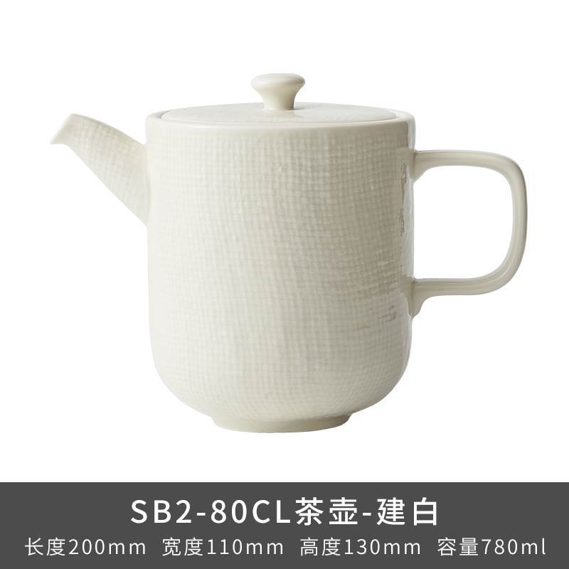 Transfronterizo LZ Lucang perla patrón de tela de lino blanco lujo ligero vajilla de cerámica simple japonesa, platos, platos, platos de pescado, platos de sopa