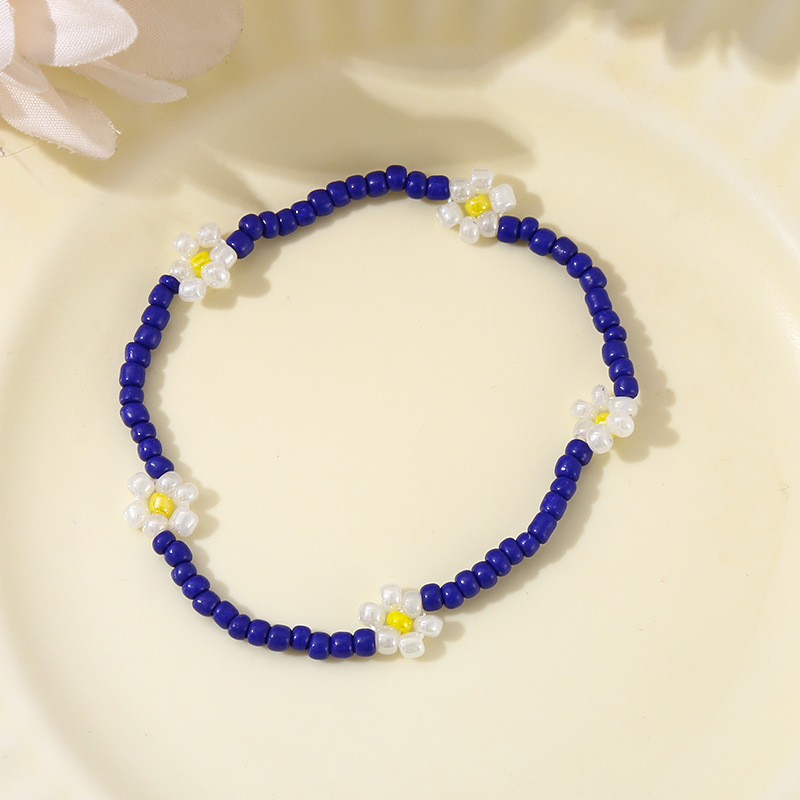 Ethnic Style Bohemian Flower Daisy Seed Bead Beaded Women's Bracelets display picture 1