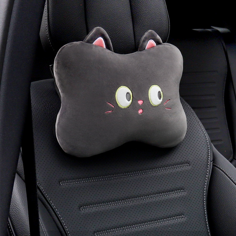 Miaotianxia auto reposacabezas almohada para el cuello cuatro estaciones almohada de cintura universal almohada de asiento interior lindo de dibujos animados