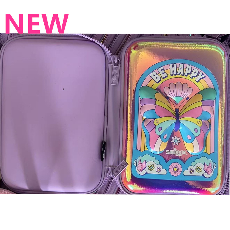 Australia caja de papelería smiggle para estudiantes de primaria y secundaria caja de lápices de gran capacidad para niños EVA caja de lápices grande de imagen tridimensional 3D