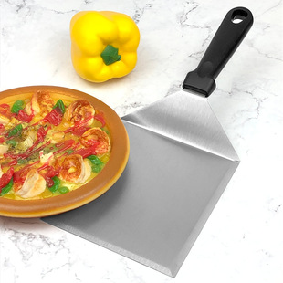 Frying shovel stainless steel cooking shovel barbecue shovel tool frying shovel teppanyaki BBQ grill shovel Western steak shovel