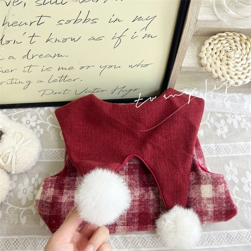 Vestido de niña, ropa de otoño e invierno, vestido de princesa de fragancia pequeña para niños, traje de año nuevo, vestido de bebé femenino de un año, invierno