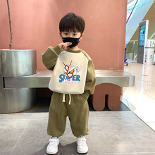 童装男童秋冬套装卫衣新款运动新款男女孩中大童帅气儿童两件套