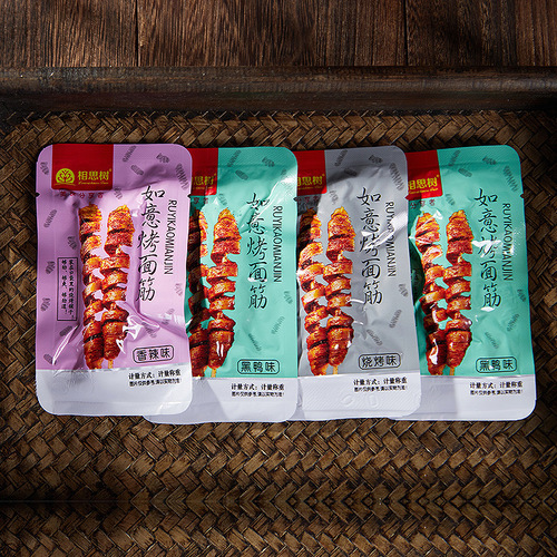 Xiangsi Tree Famous Spicy BBQ Fried Vermicelli Spicy Sticks Hand-Torn Vegetarian Dried Beans Small Packaging Snack Food Leisure Product