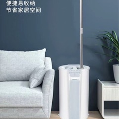 懶人拖把桶 乾濕分離不鏽鋼杆粘扣式抹布免手洗平板拖把套裝廠家