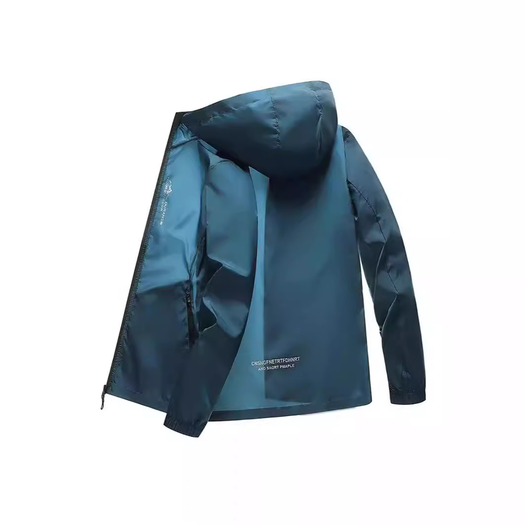 Sun Protection Clothing Men's Summer New Breathable Ice Silk Anti-UV Outdoor Fishing Sun Protection Coat