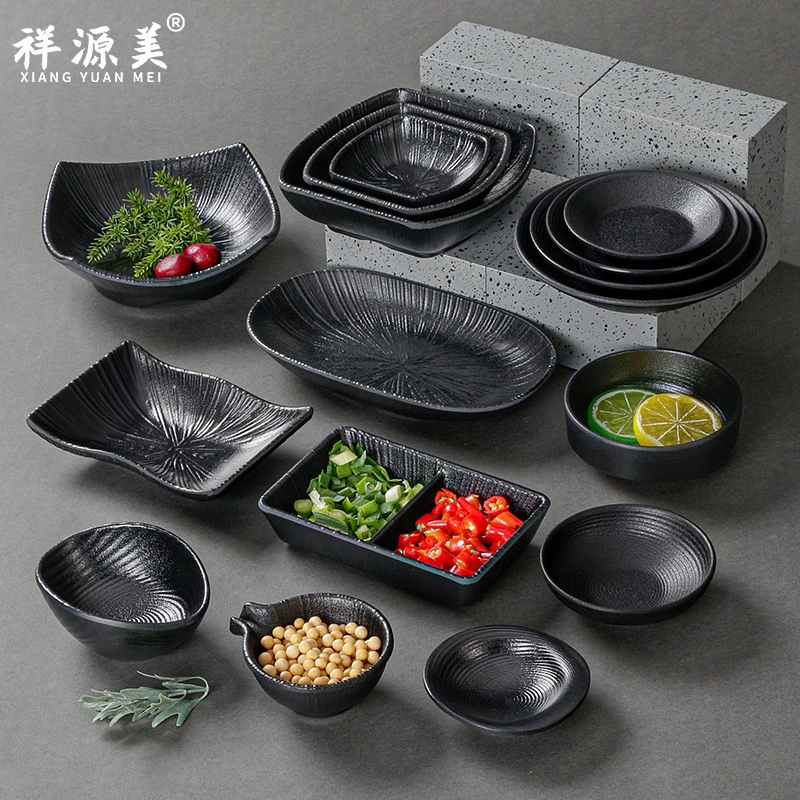 2022 год Новый столовый сервиз Xiangyuan Meiramine тарелка вкус диск коммерческий имитационный фарфор обмакнуть соус plate прохладные блюда холодное блюдо