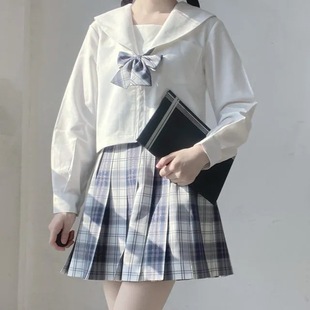 Jk Uniform White Shirt for Women, Summer Black and White Sleeveless Top, Kanto-Style and Kansai-Style Sailor Short-Sleeve Shirt