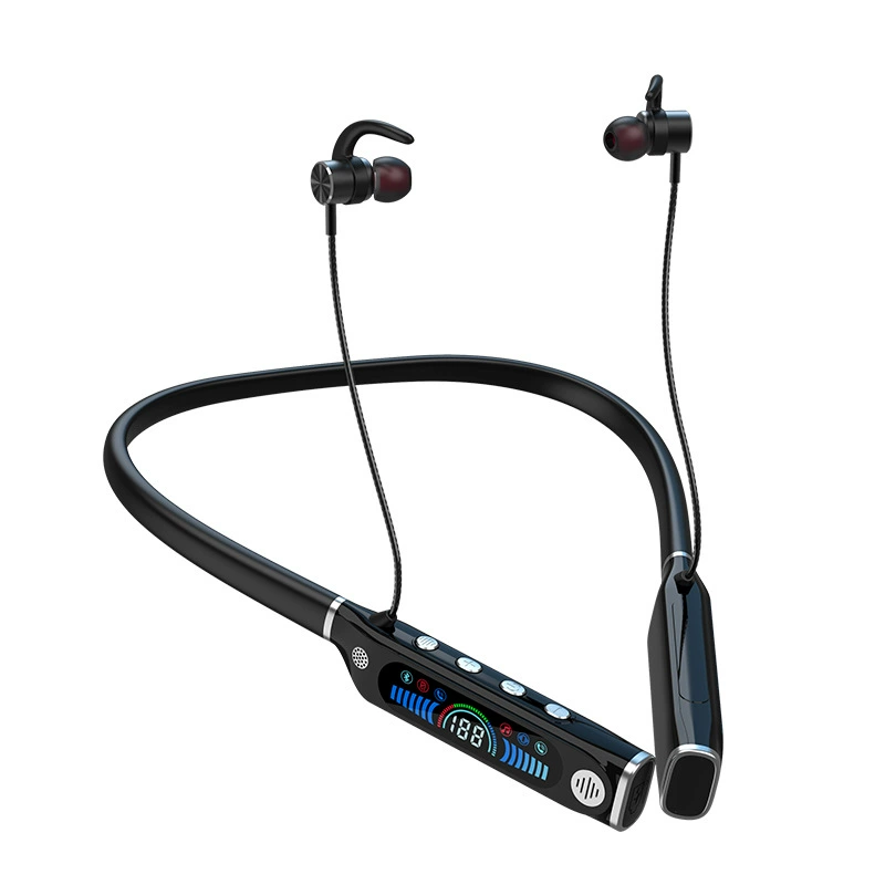 Новый подвесной Bluetooth гарнитура без рук, подвесная на шее, уличная электрическая модель, показывает номер, сверхдлительная работа от батареи, подавление шума, возврат